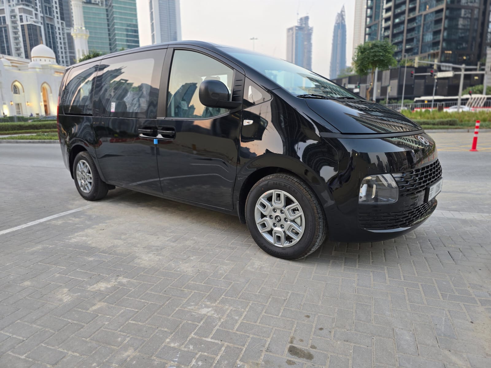 Rent a car with driver in dubai Staria 2026